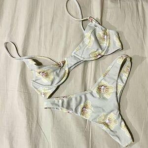 Benoa Swim Yellow Hapa Set